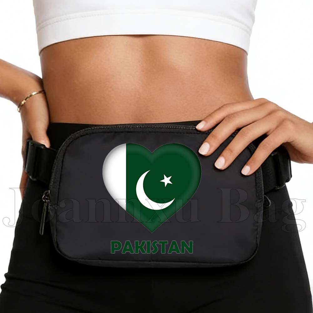 Women Bags In Pakistan - Поясная сумка с флагом Пакистана для