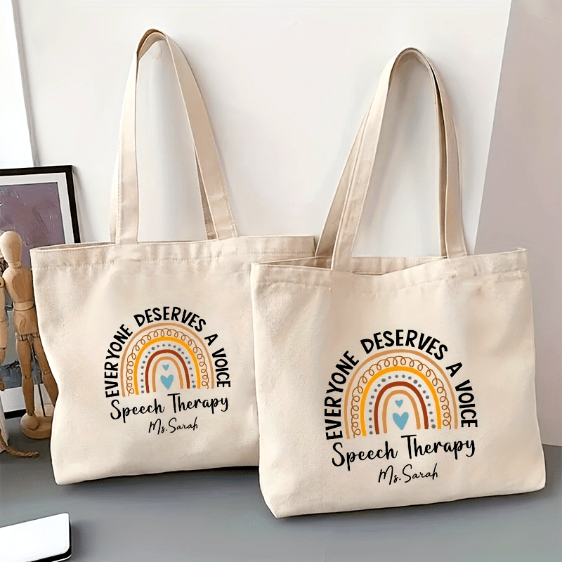 Women'S Best Bags For Travel - Сумка-тоут для логопедов с индивидуальным дизайном,