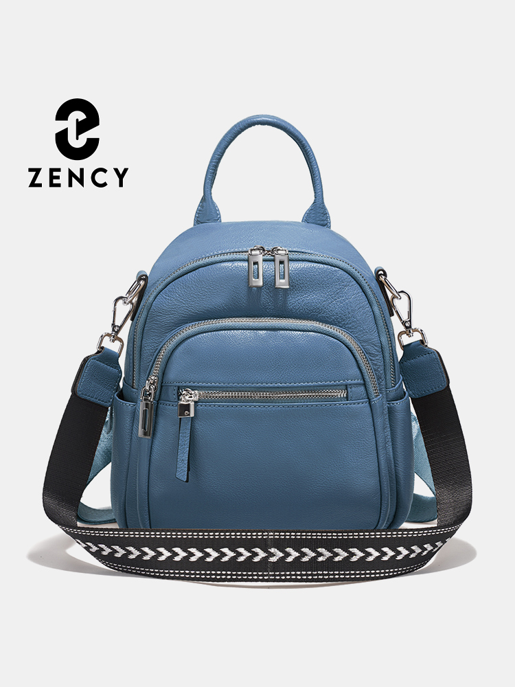 Women Bags For Work - Маленький рюкзак Zency из натуральной кожи,