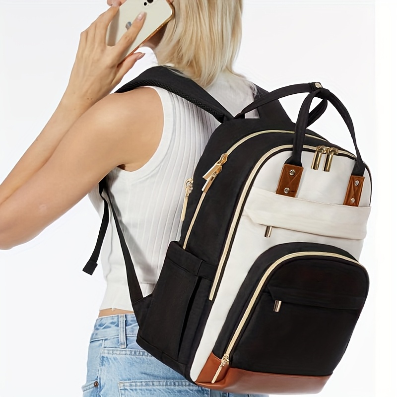 Женский двухцветный рюкзак для – обзор и цена Women Bags For Laptop